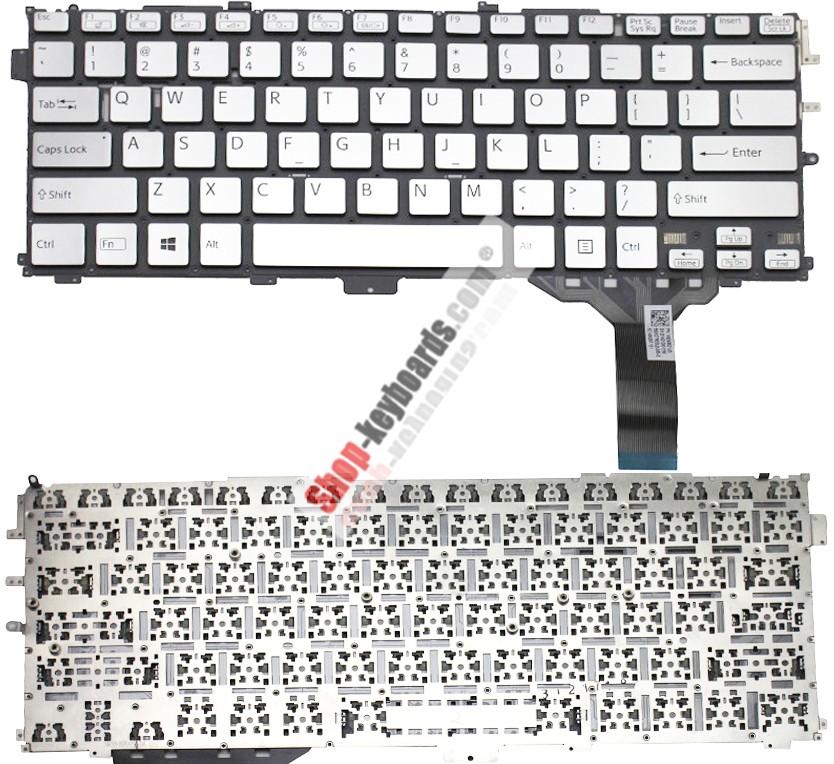 Sony 9Z.N9QBF.101 Keyboard replacement