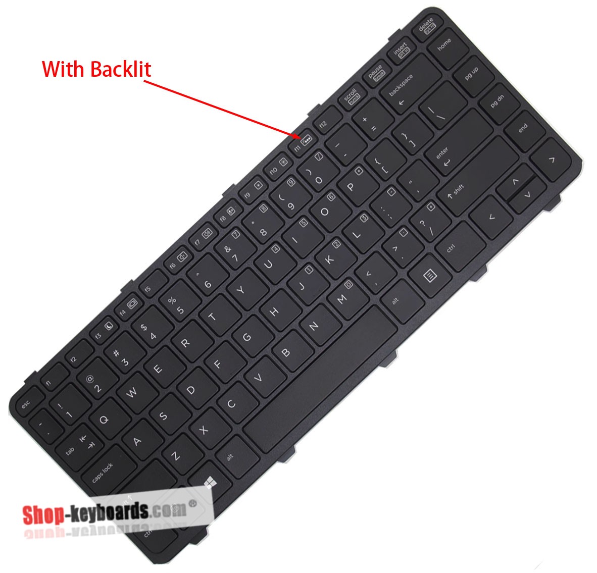 HP 9Z.N9JBV.B1N Keyboard replacement