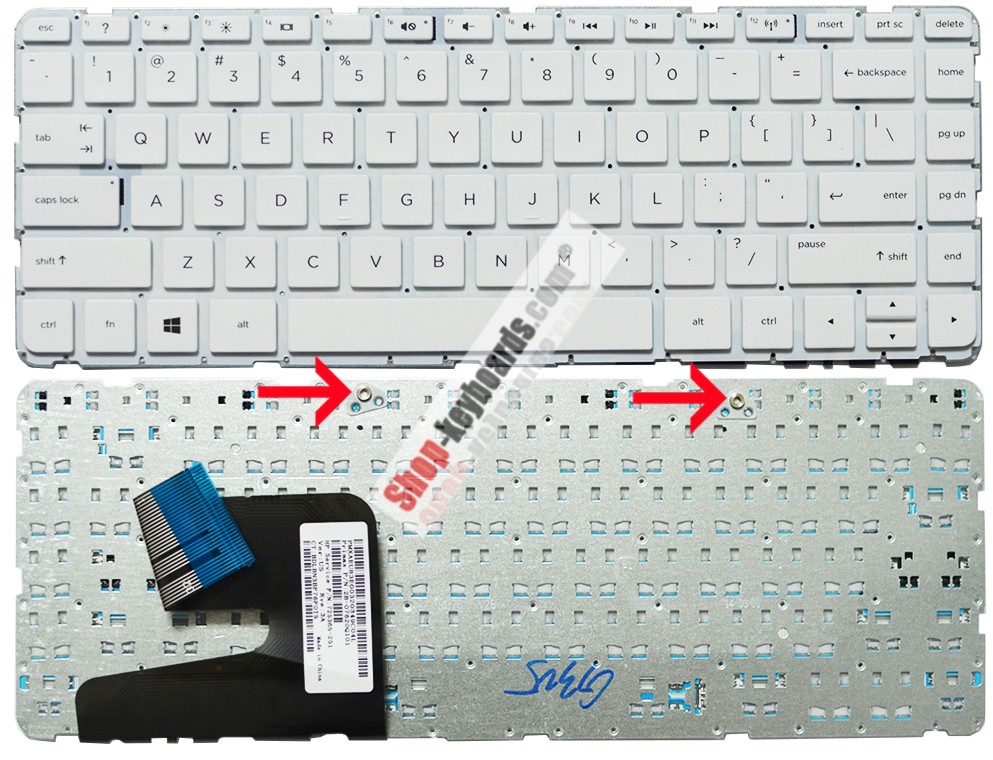 HP PAVILION 14-R012TU  Keyboard replacement