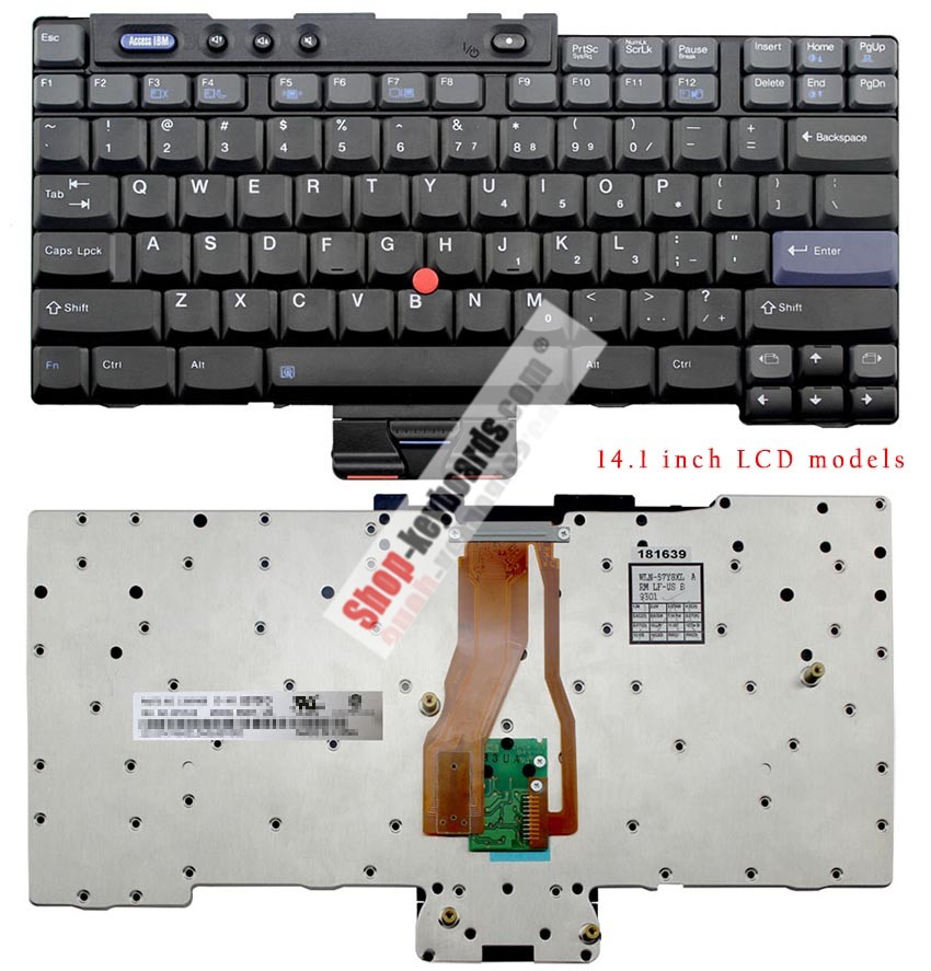 Lenovo ThinkPad T43 Keyboard replacement