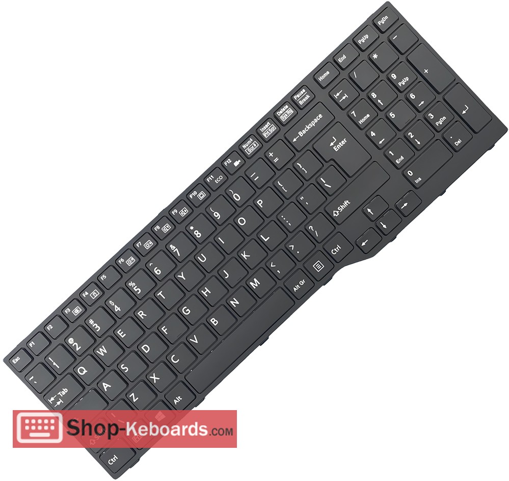 Fujitsu CP653013-01 Keyboard replacement