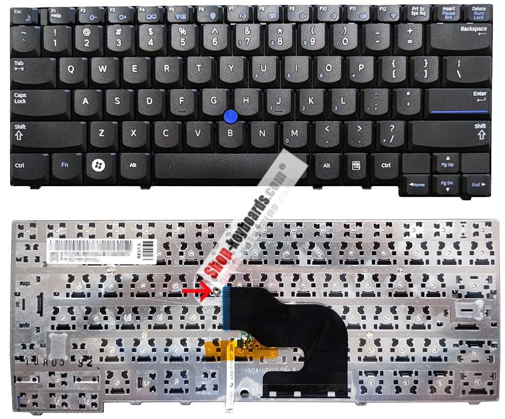 Samsung NP200B2B Keyboard replacement