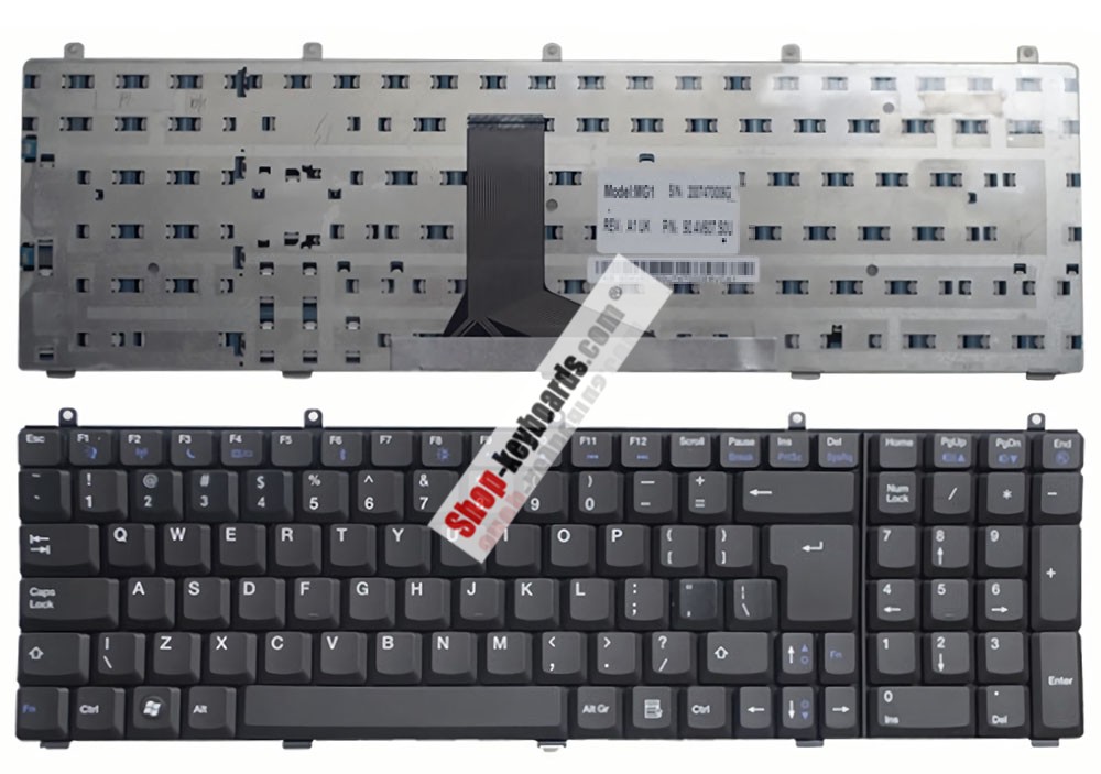 Gateway P-6860FX Keyboard replacement