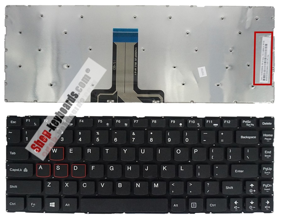 Lenovo Erazer Y40-70 Gaming Keyboard replacement