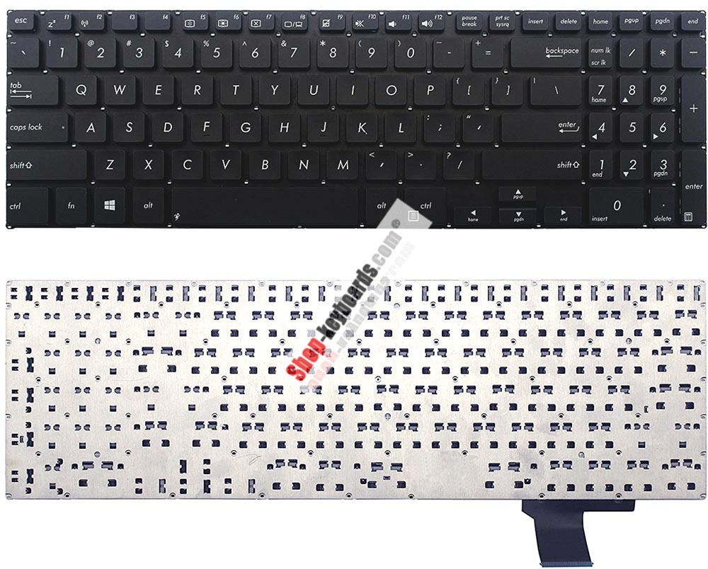 Asus 0KNB0-6180ND00 Keyboard replacement