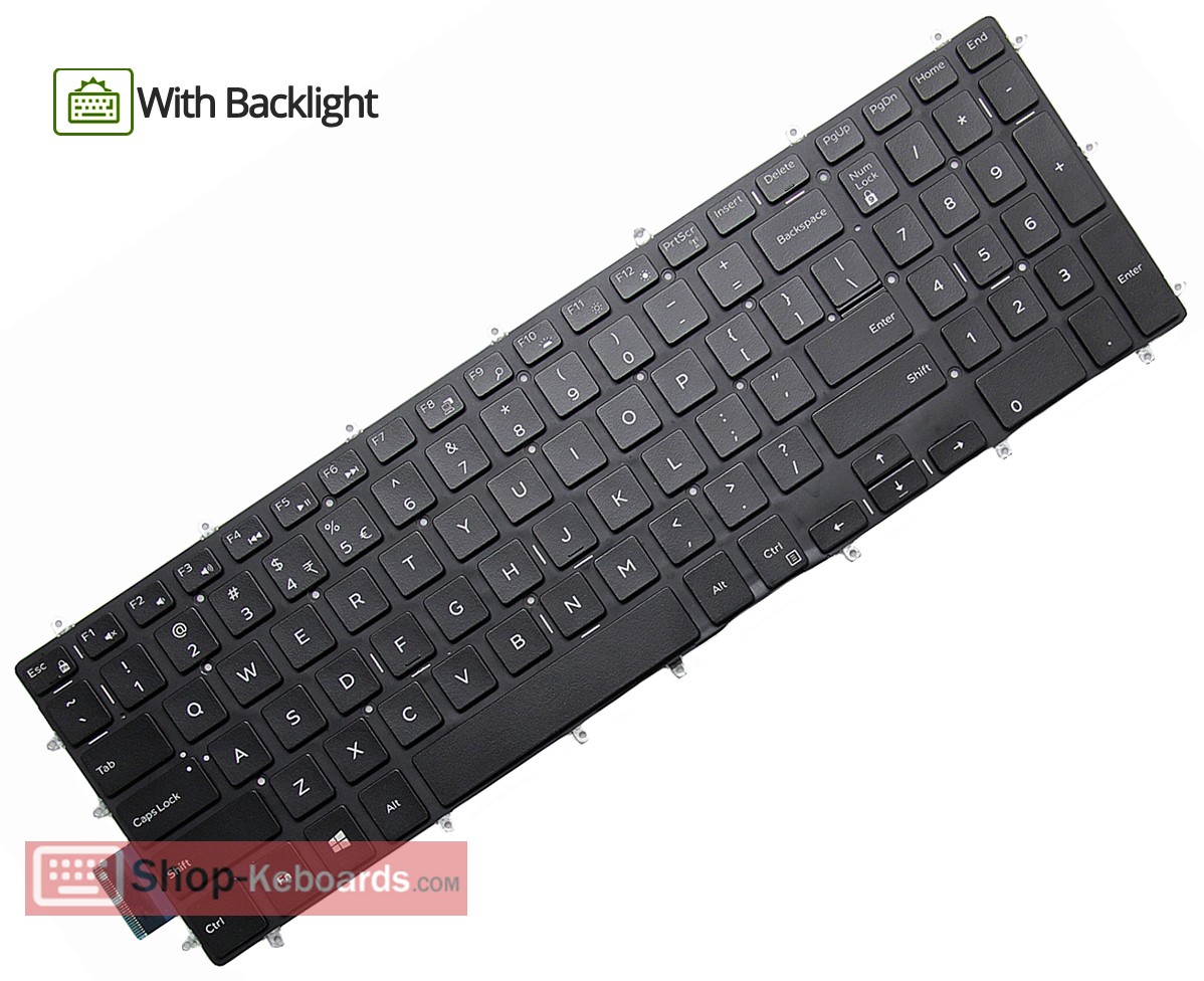 Dell Inspiron G5 5587 Keyboard replacement