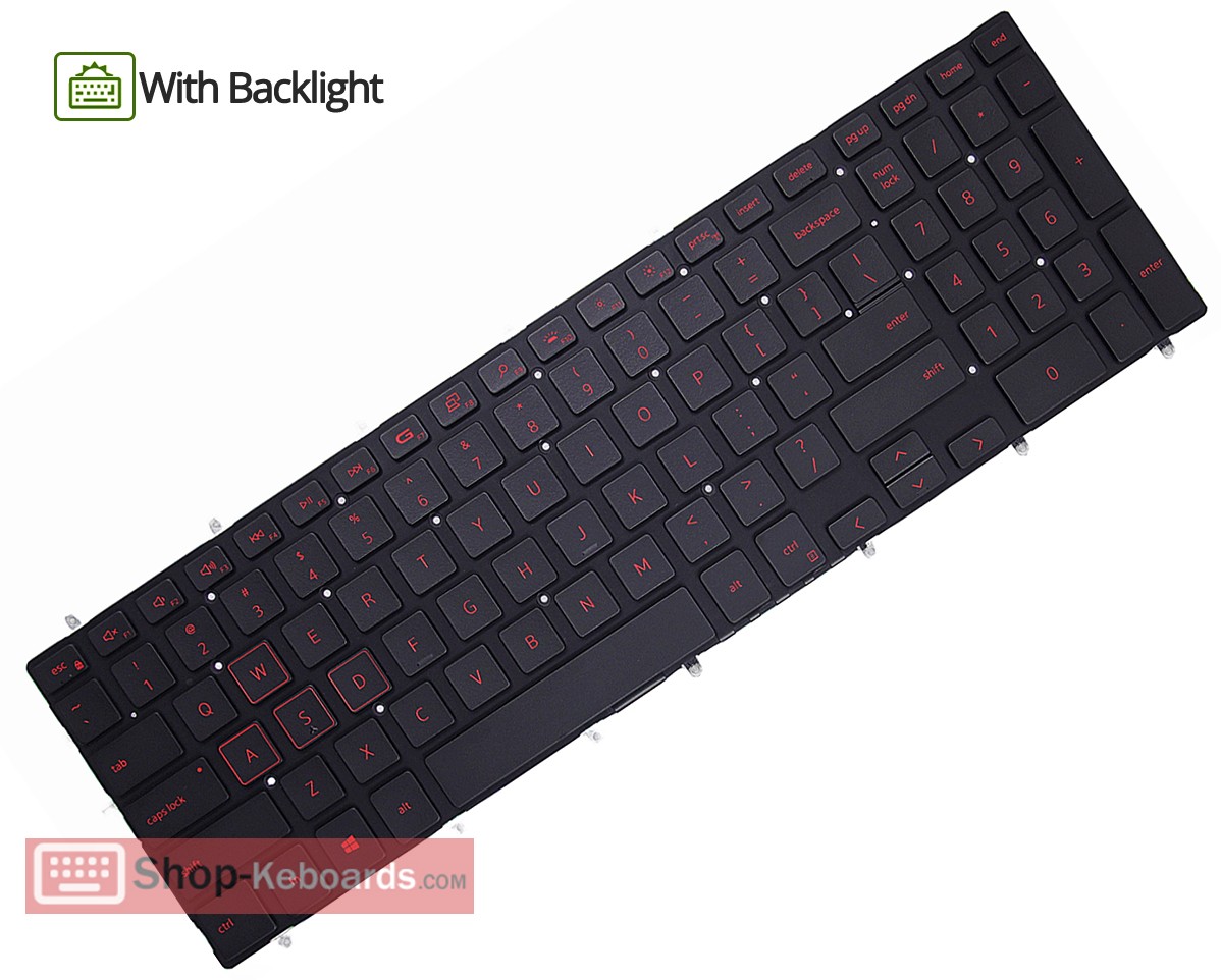 Dell Inspiron 15 Gaming 7566 Keyboard replacement