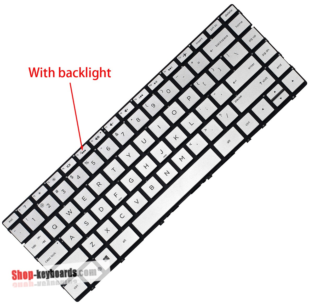 HP 9Z.NECBV.00S Keyboard replacement