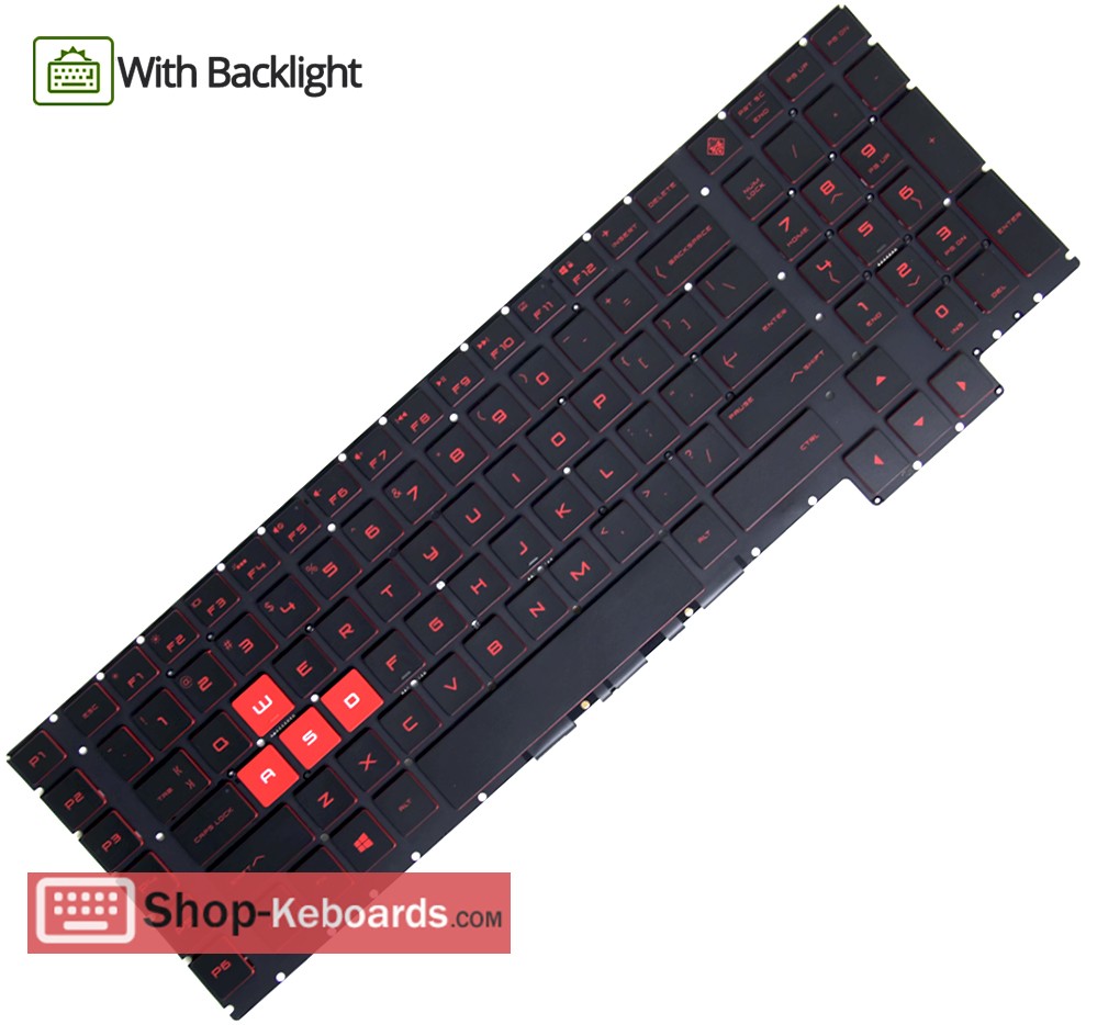 HP OMEN 17-AN025NF  Keyboard replacement