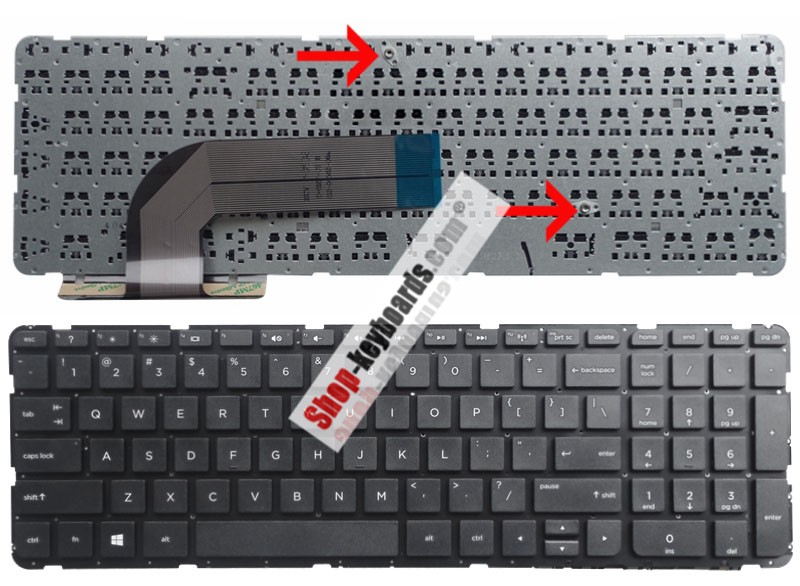HP Pavilion 17-e018sf Keyboard replacement