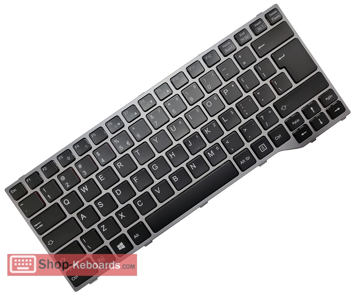 Fujitsu MP-12R86B06D854W Keyboard replacement