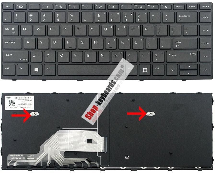 HP L01071-FP1 Keyboard replacement