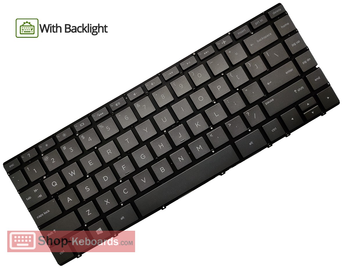 HP Spectre x360 15t-bl1xx Keyboard replacement