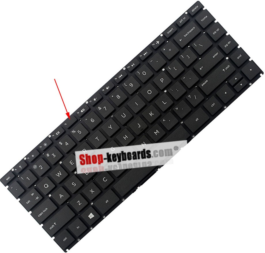 HP PAVILION 14-BS032TX  Keyboard replacement