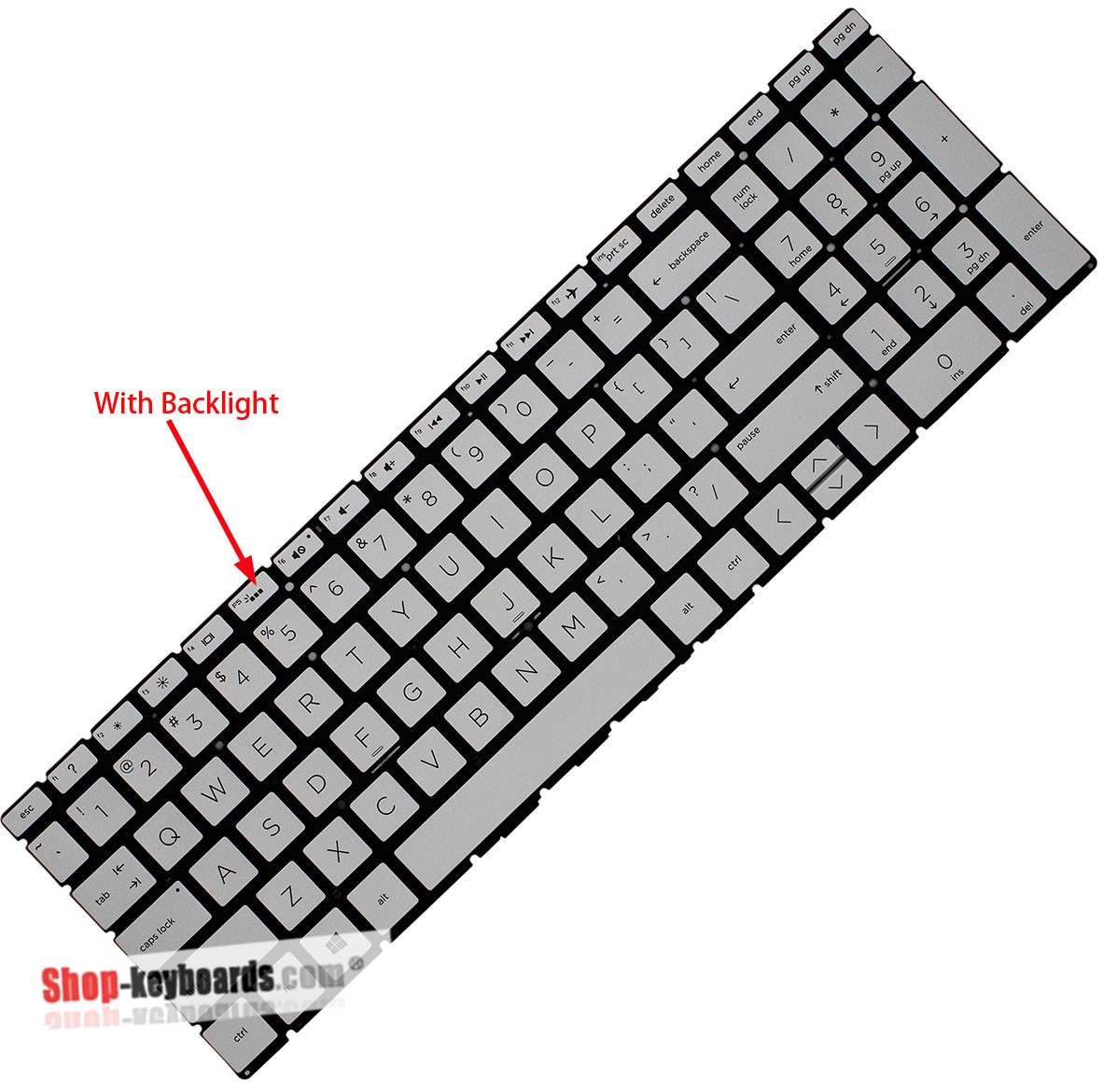 HP PAVILION 15-EC1052AX  Keyboard replacement