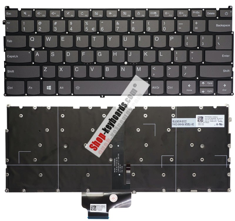 Lenovo IDEAPAD 720S-13ARR Type 81BR Keyboard replacement