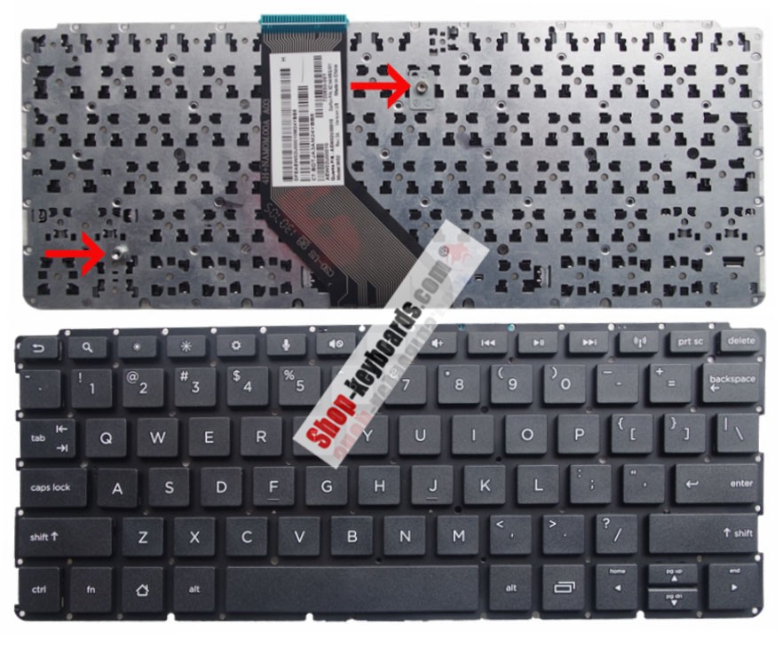 HP SlateBook 10-h Keyboard replacement