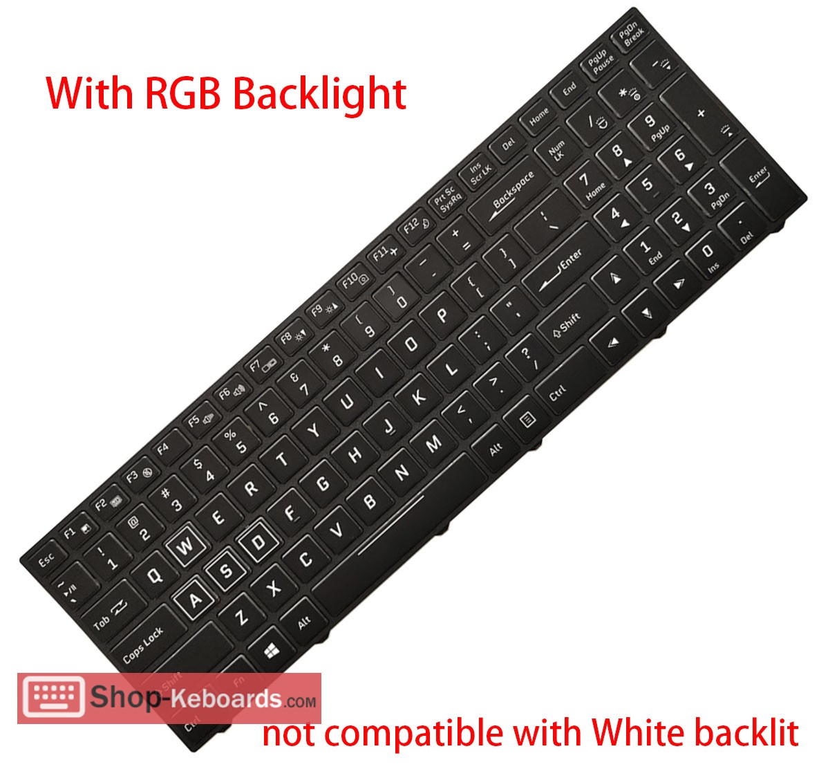 Clevo N870EL Keyboard replacement