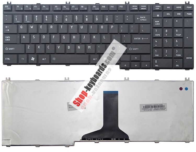 Toshiba 9Z.N1Z82.K0U Keyboard replacement