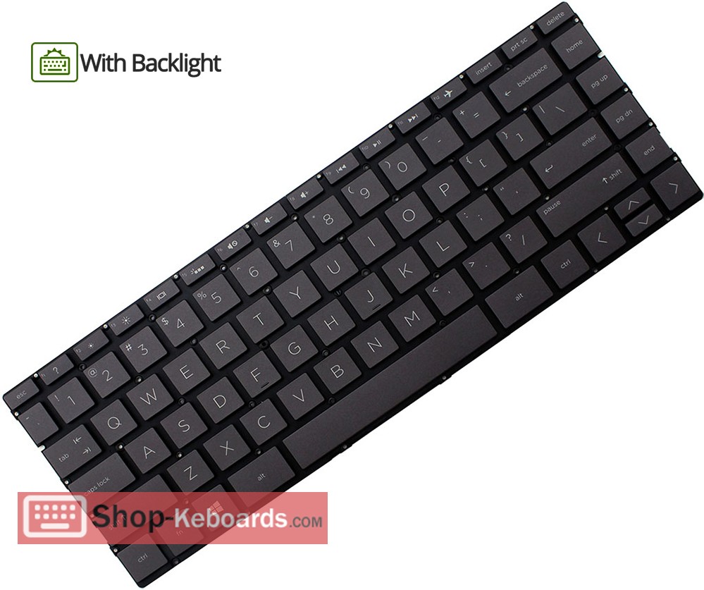 HP L37530-DH1 Keyboard replacement