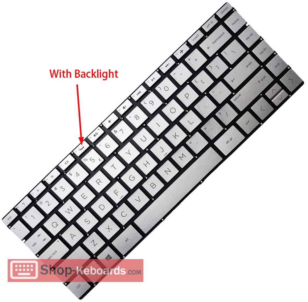 HP L37534-031 Keyboard replacement