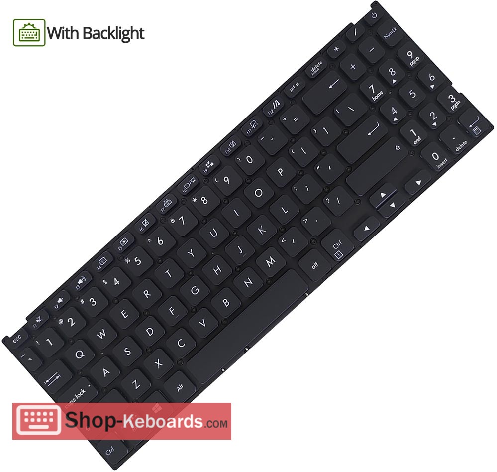 Asus VIVOBOOK F509DA Keyboard replacement