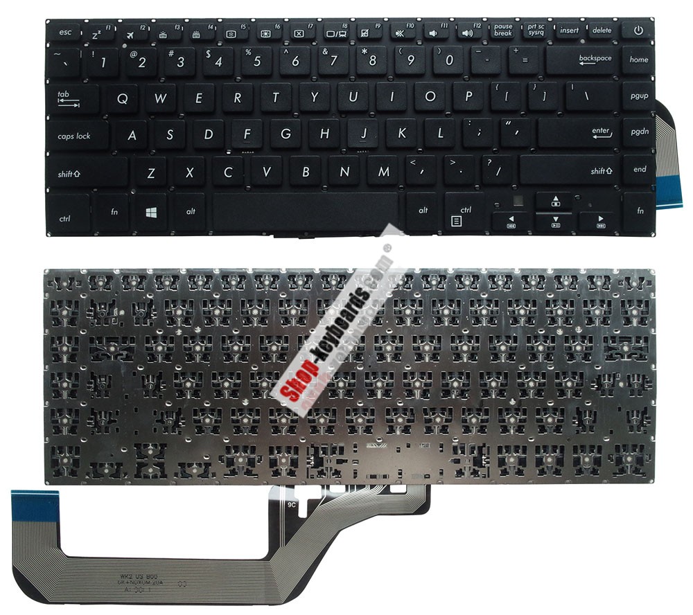 Asus 0KNB0-412AAR00 Keyboard replacement