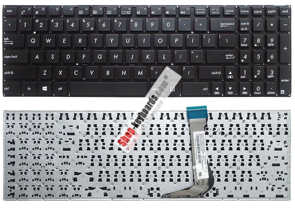Asus 9Z.N9DSU.51A Keyboard replacement