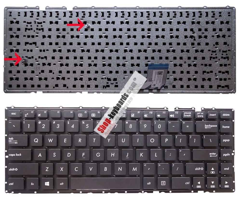 Asus 0KNB0-410KJP00 Keyboard replacement