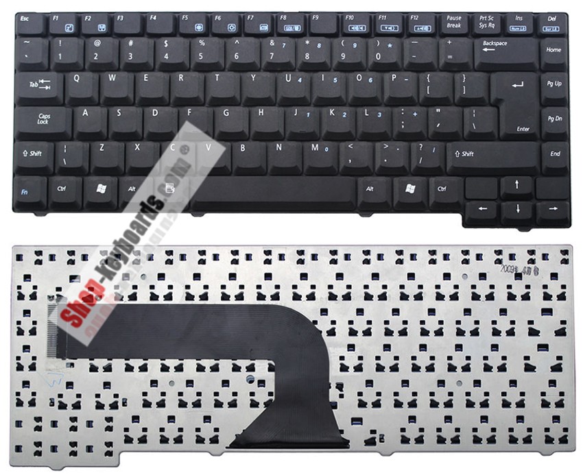 Asus 9J.N0D82.001 Keyboard replacement