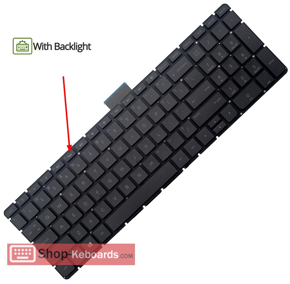 HP ENVY X360 15-AR000 THROUGH 15-AR099 Keyboard replacement