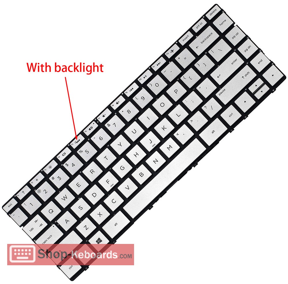 HP 942040-DH1  Keyboard replacement