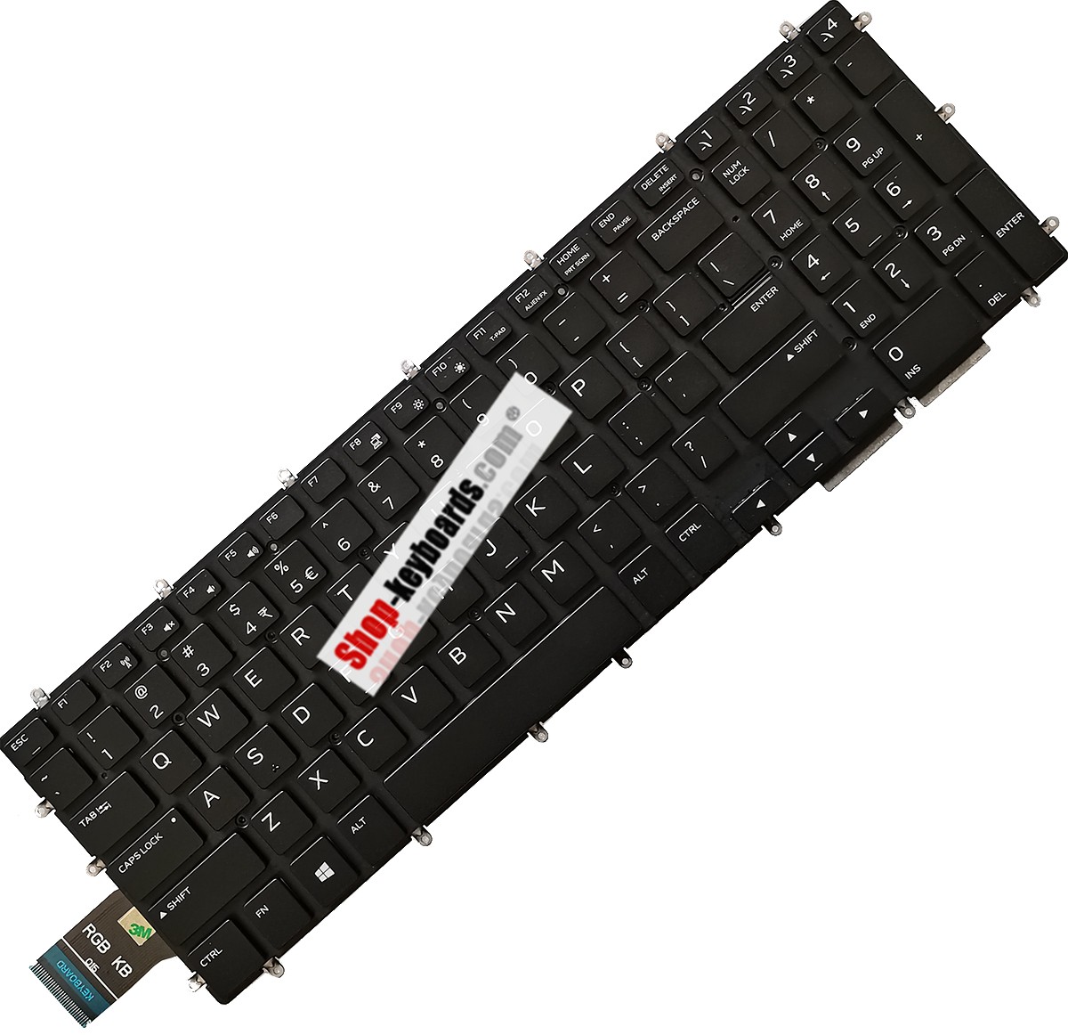 Dell M15-8086 Keyboard replacement