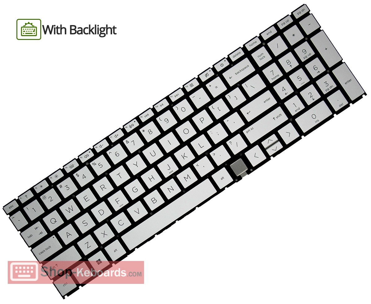HP ENVY 17-CG0000 Keyboard replacement