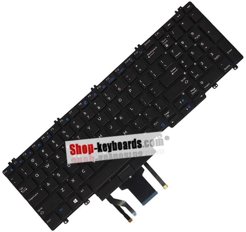Dell Precision 7540 Keyboard replacement