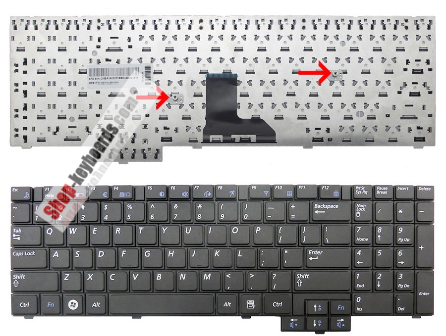 Samsung NP-R538 Keyboard replacement