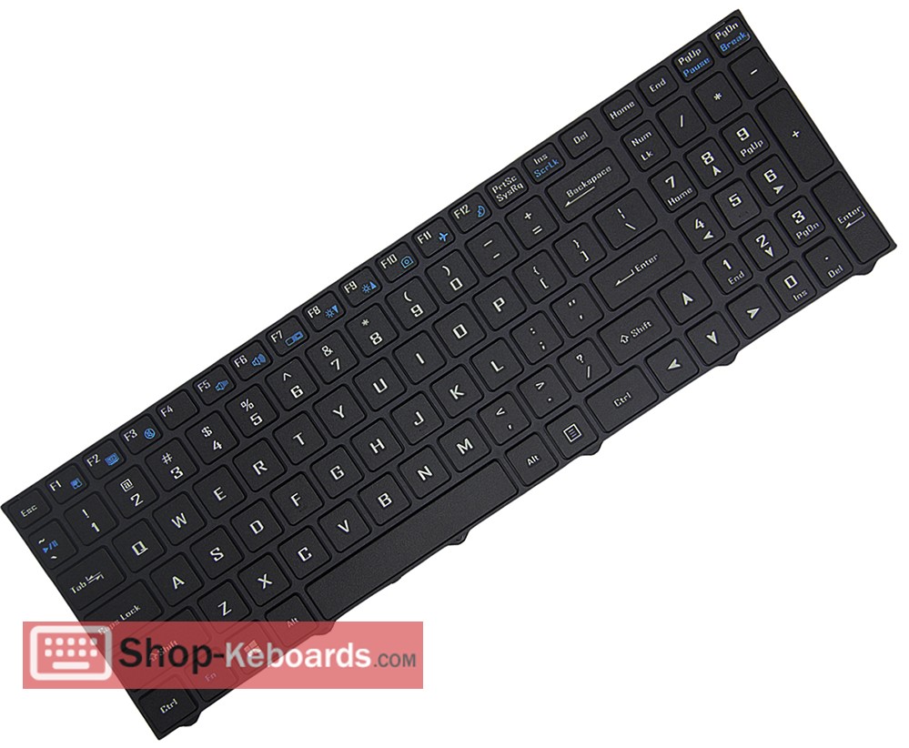 Sager NP8752D2 Keyboard replacement