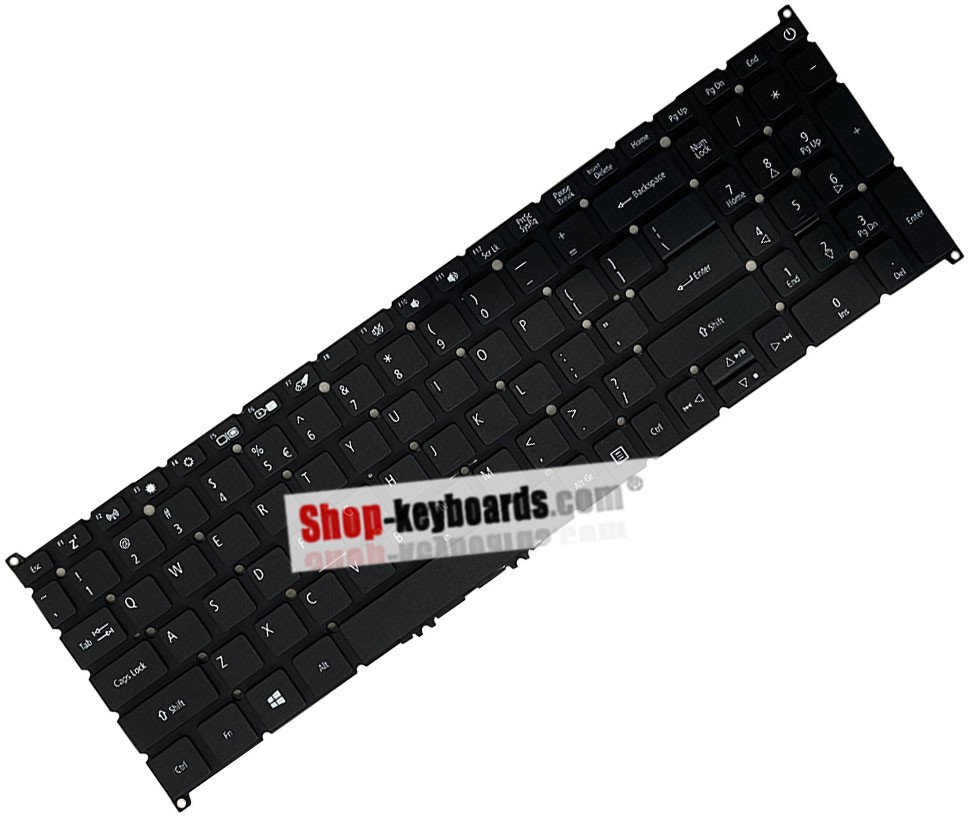 Acer ASPIRE A715-74G Keyboard replacement