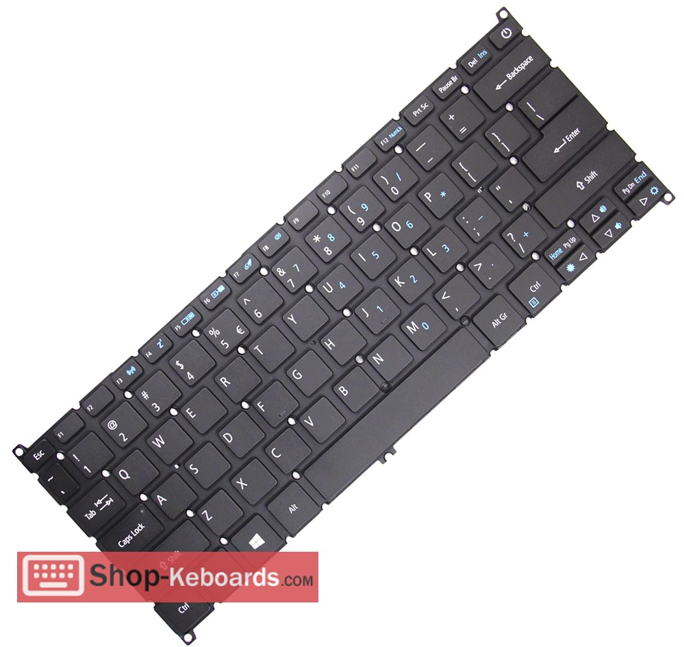 Acer SWIFT 3 swift-3-sf314-52-340n-340N  Keyboard replacement
