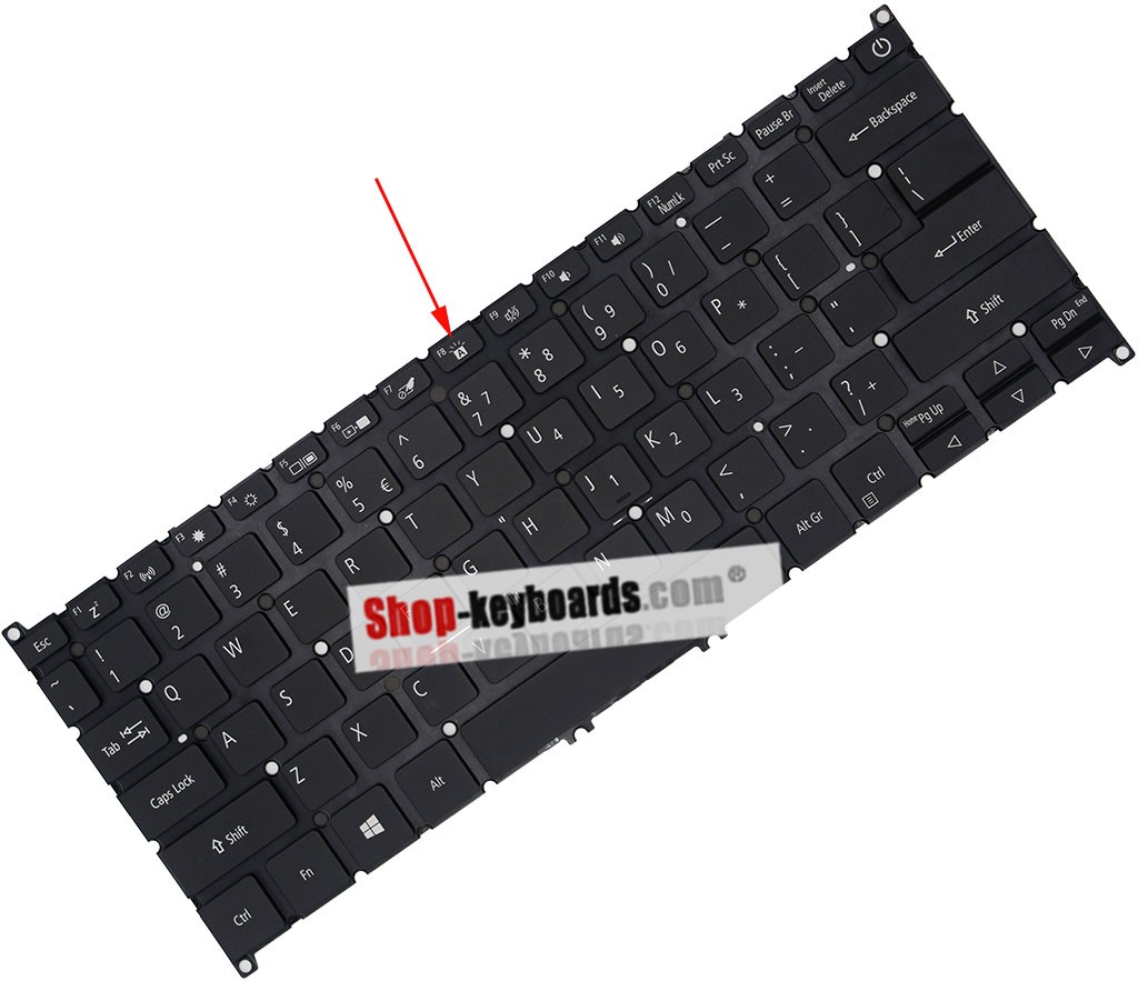 Acer SWIFT SF314-58-511Y  Keyboard replacement