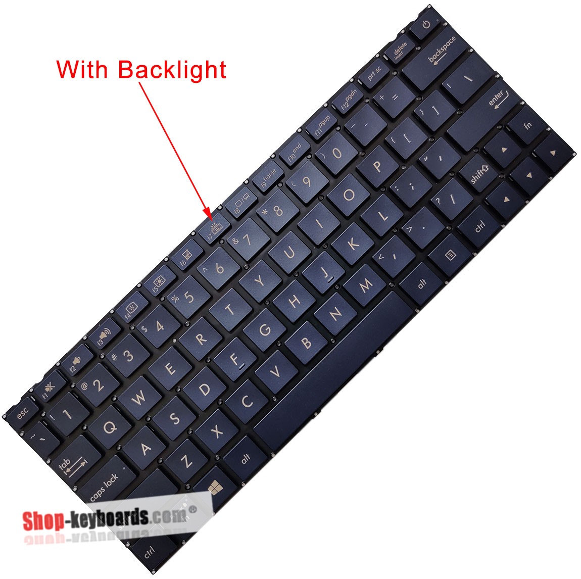 Asus 0KNB0-162AND00 Keyboard replacement