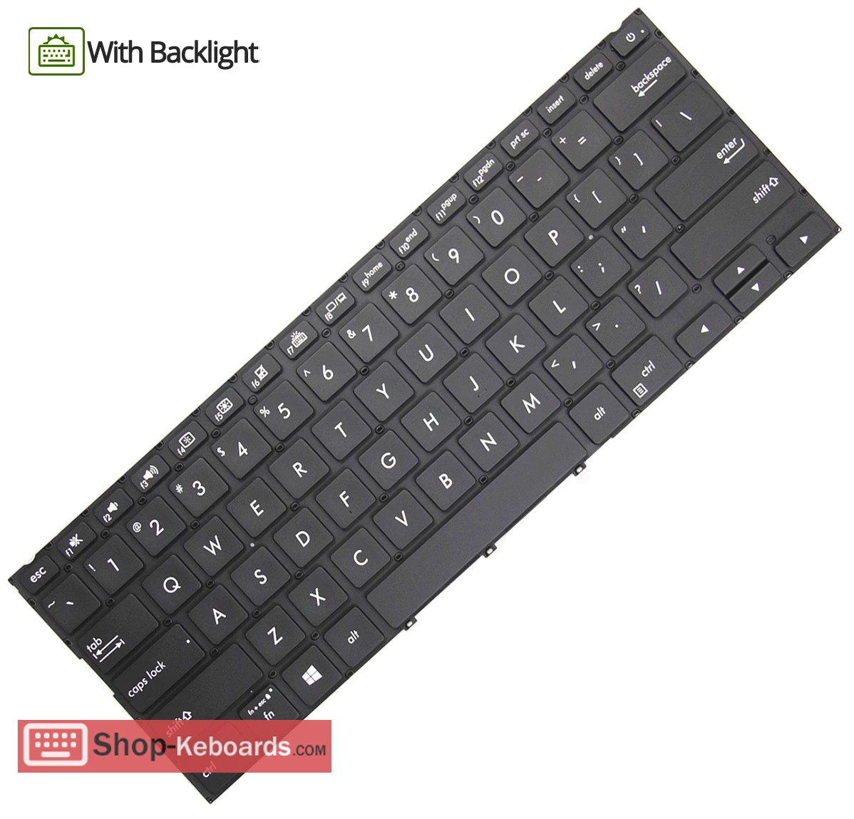 Asus 0KNB0-262GBE00  Keyboard replacement