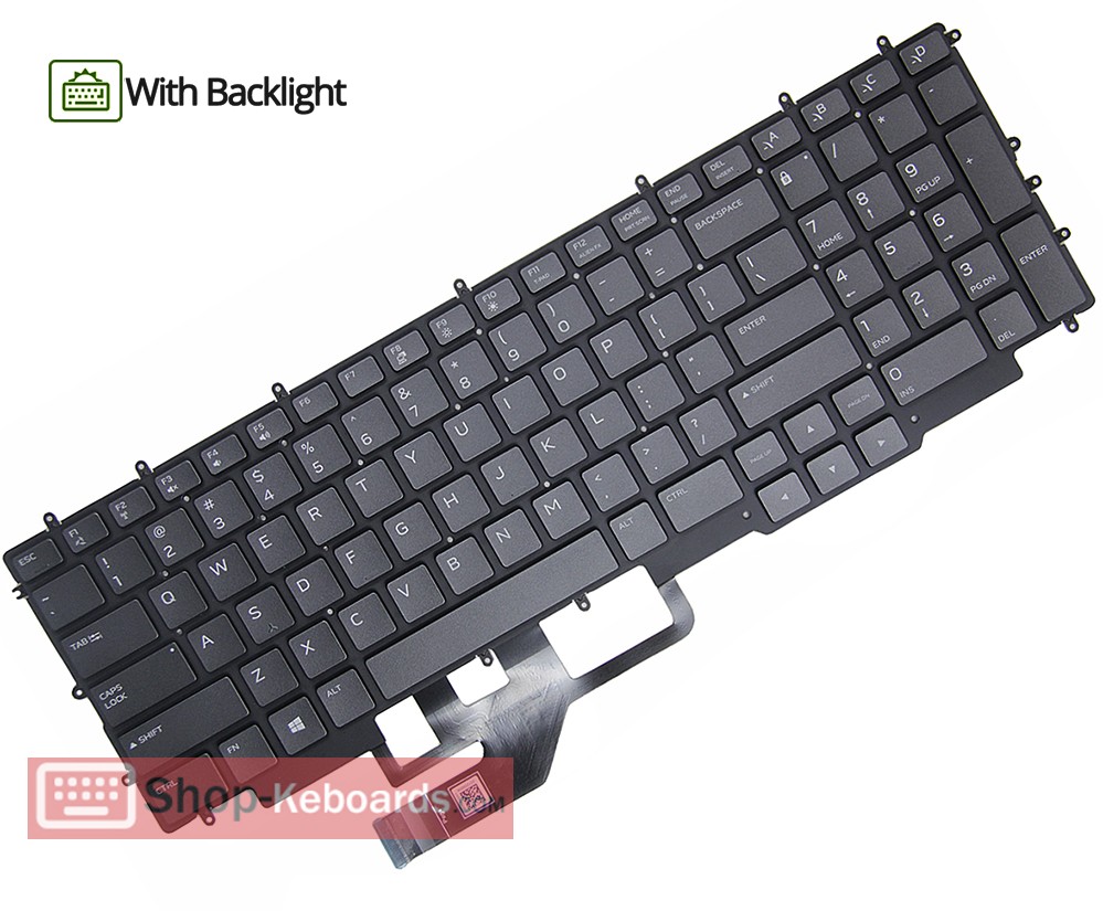 Dell Alienware m17 R4 Keyboard replacement