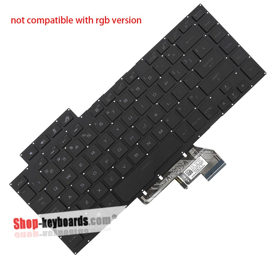 Asus 0KNR0-461XGE00 Keyboard replacement