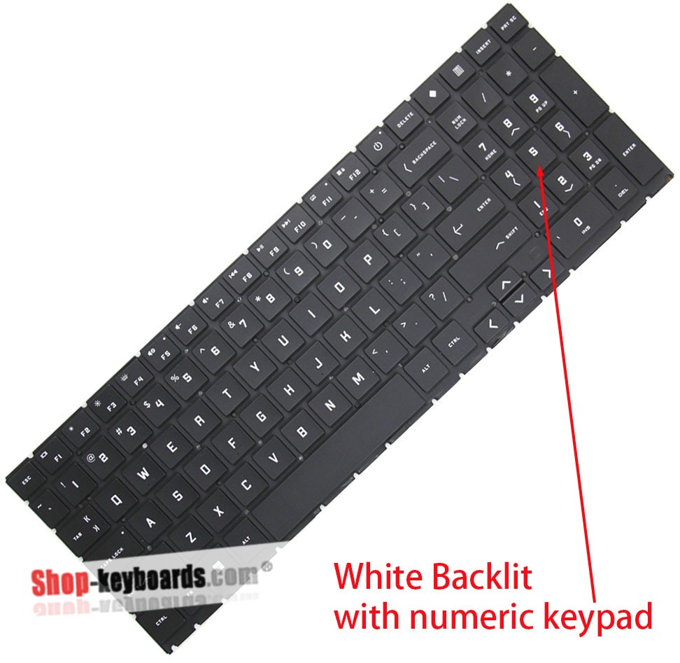 HP OMEN 15-EK0740NG Keyboard replacement