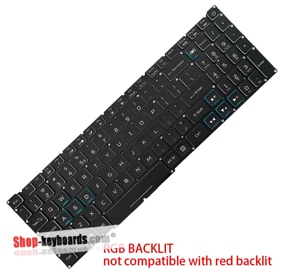 Acer NITRO nitro-an517-51-51ya-51YA  Keyboard replacement