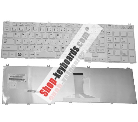 Toshiba Dynabook T551-58B Keyboard replacement