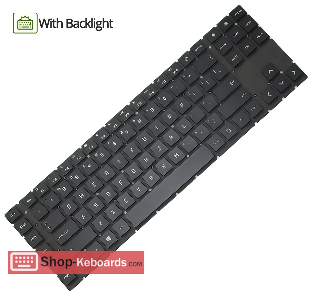 HP OMEN 17-CK0003NI  Keyboard replacement