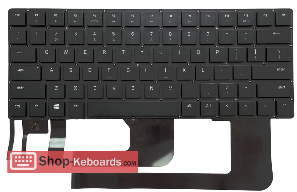 RAZER 2B-BBR01R100 Keyboard replacement