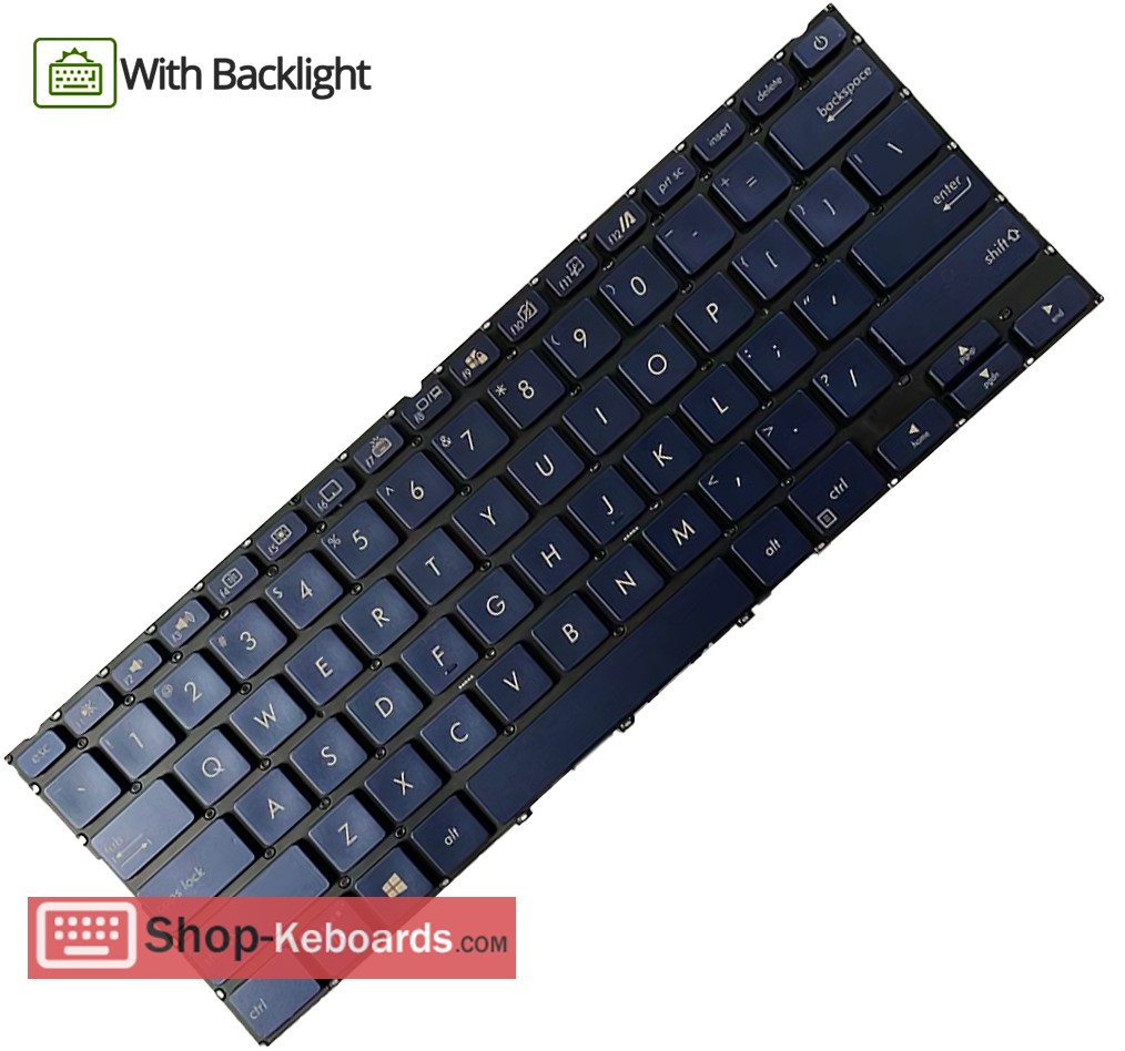 Asus 0KNB0-2827BG00  Keyboard replacement